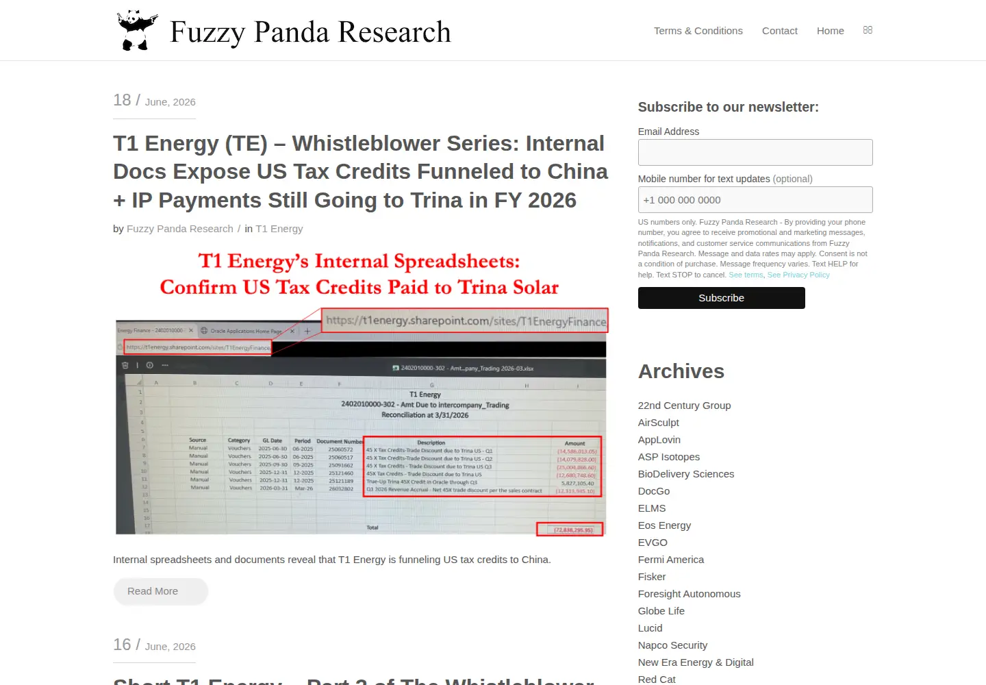 Screenshot of fuzzypandaresearch.com