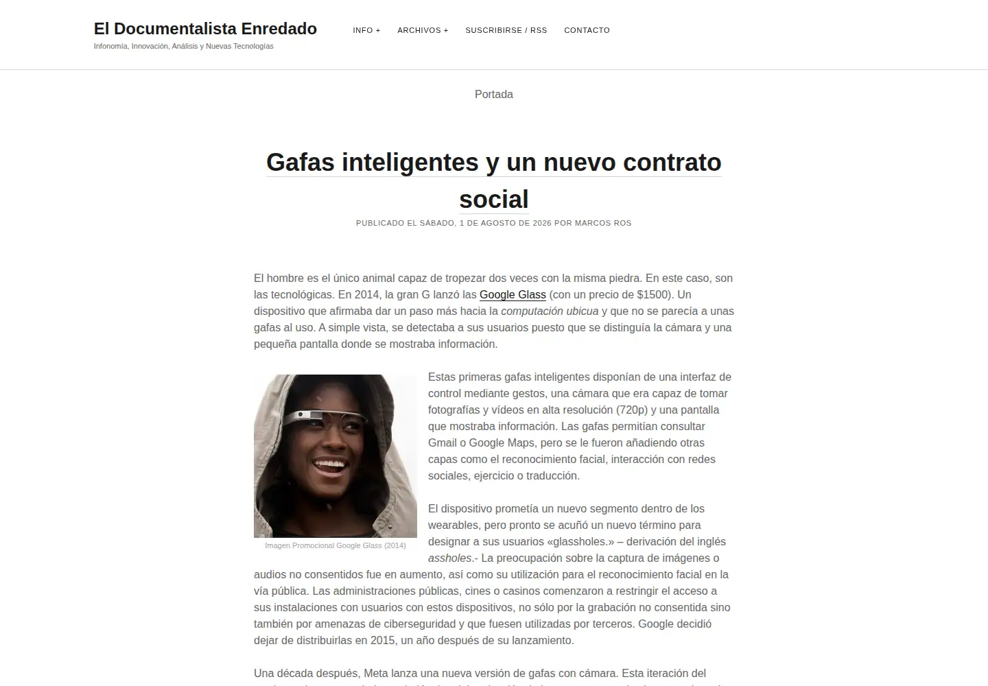 Screenshot of documentalistaenredado.net
