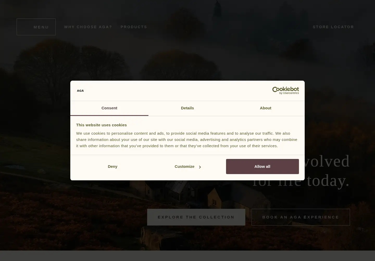 Screenshot of agaliving.com