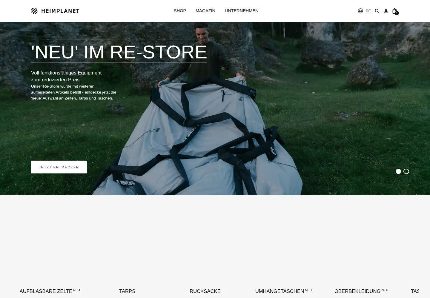 Screenshot of heimplanet.com