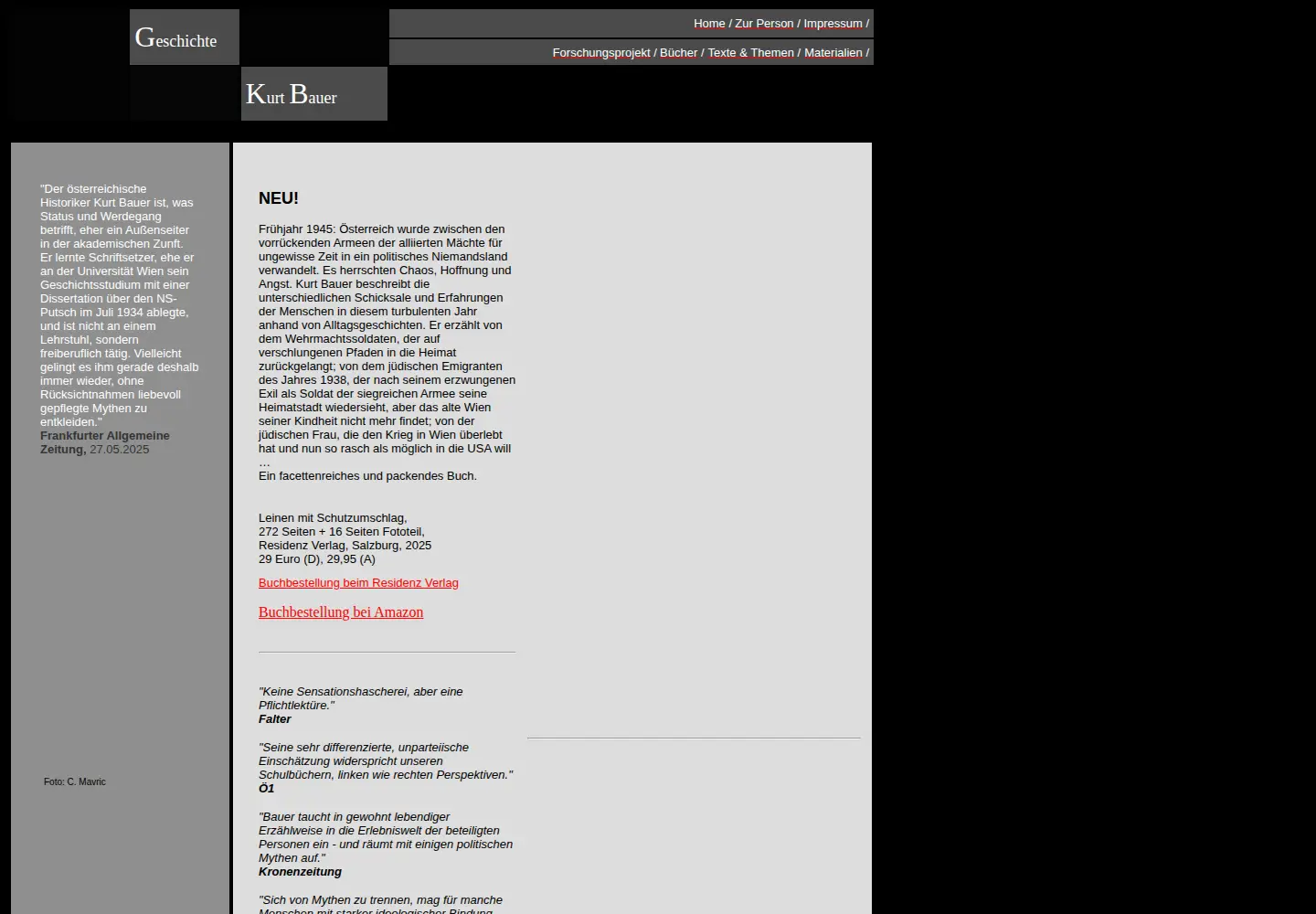 Screenshot of kurt-bauer-geschichte.at