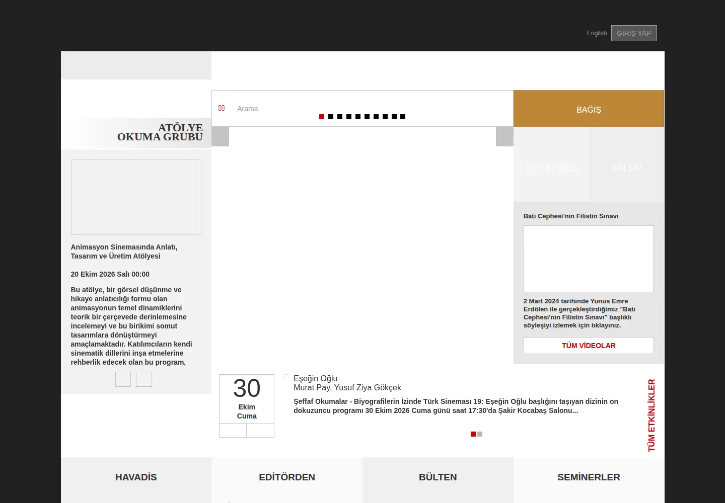 Screenshot of bisav.org.tr