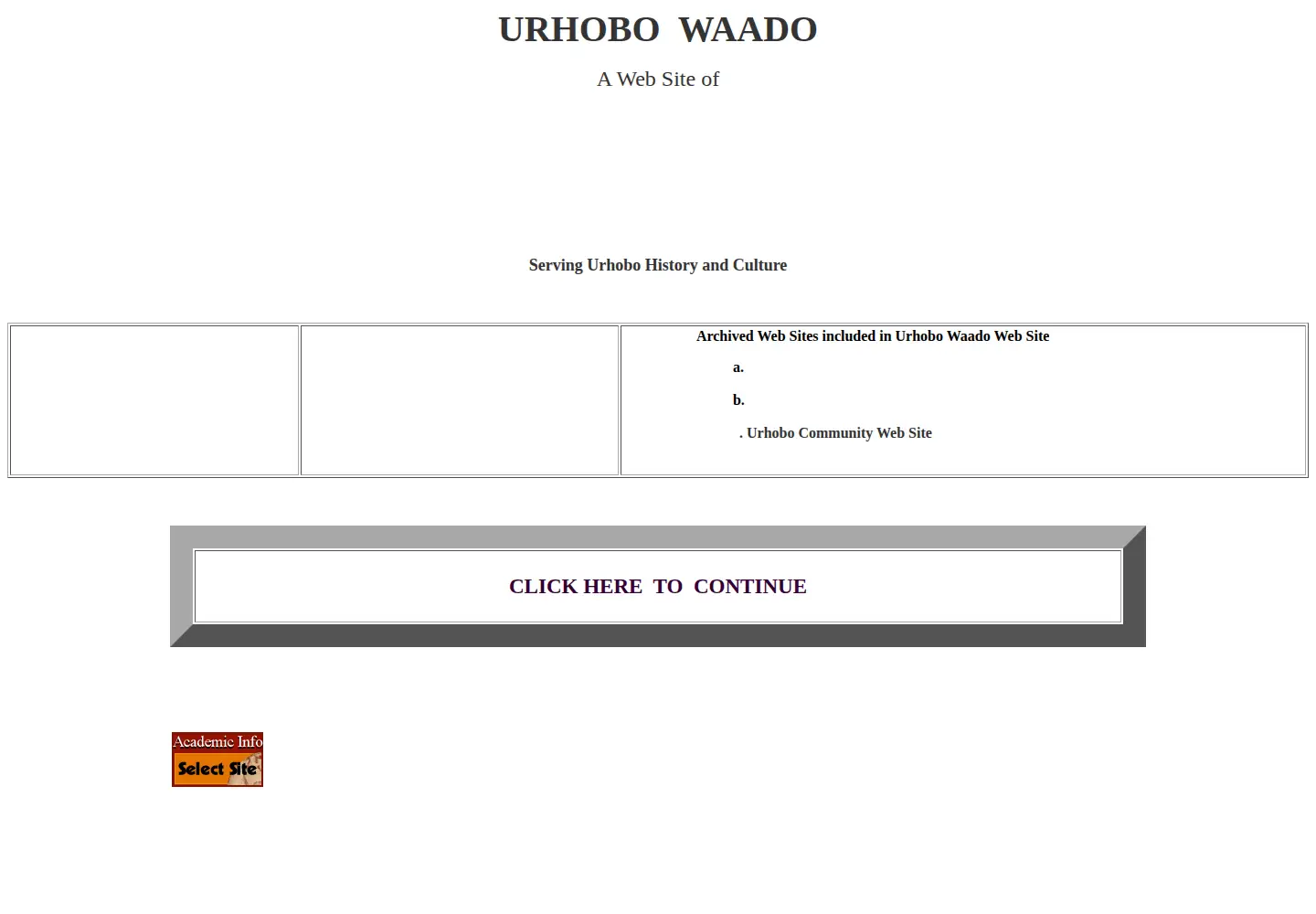 Screenshot of waado.org