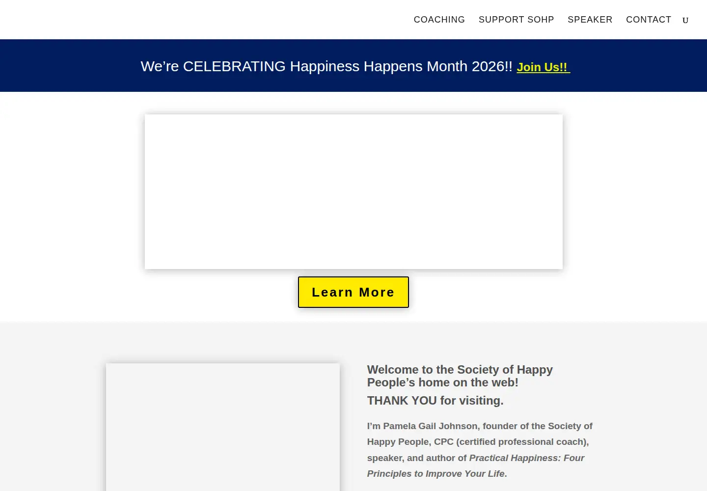 Captured homepage of sohp.com in the current scan