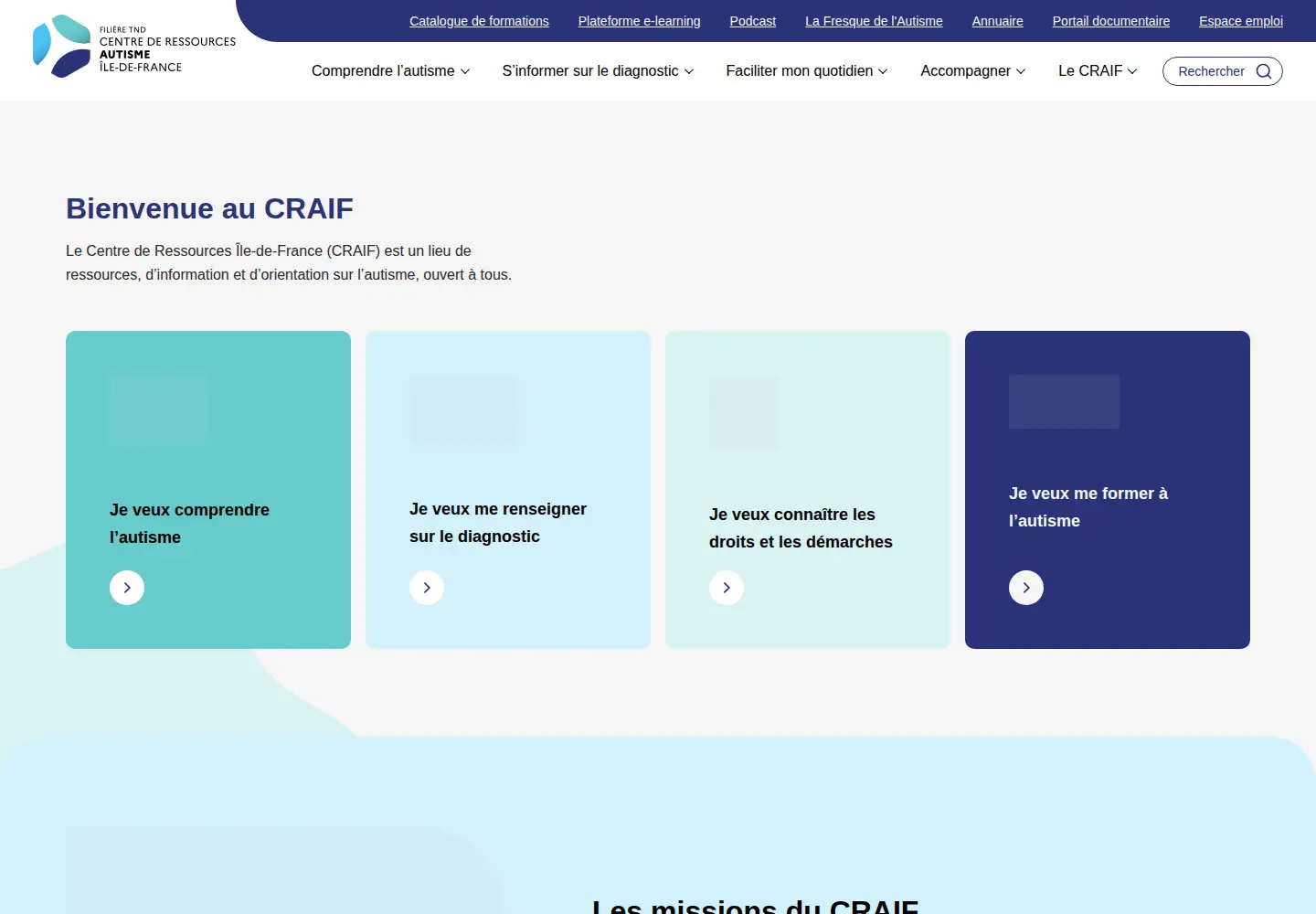 Screenshot of craif.org