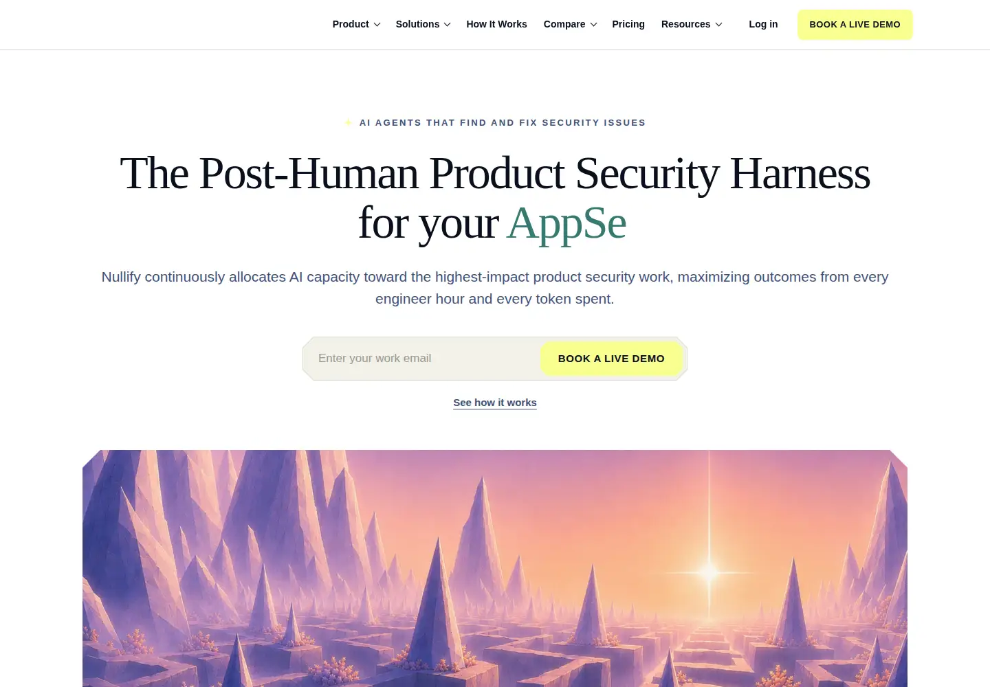 Screenshot of nullify.ai
