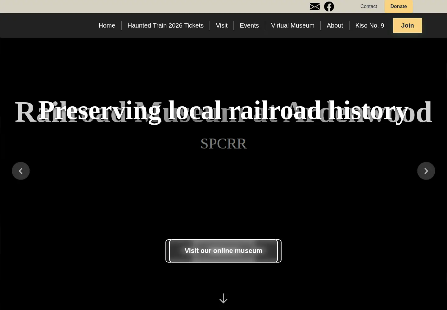 Screenshot of spcrr.org
