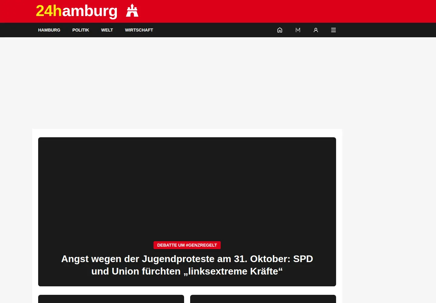 Screenshot of 24hamburg.de