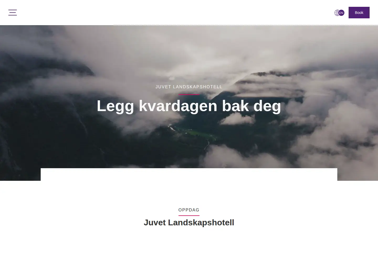 Screenshot of juvet.com