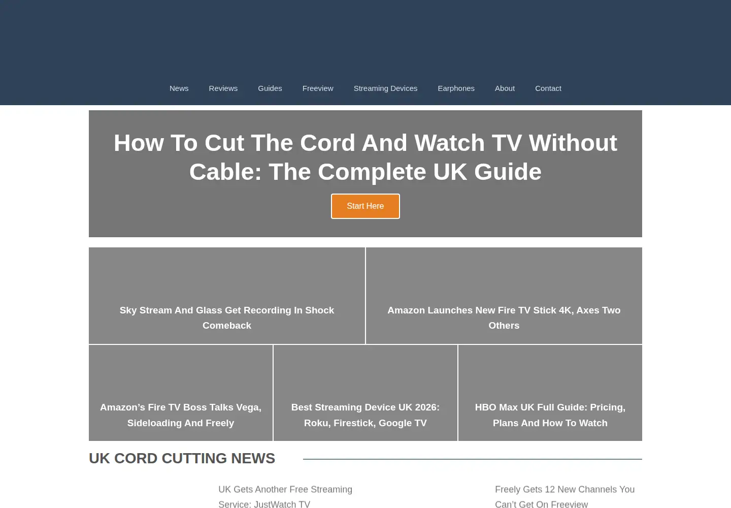 Screenshot of cordbusters.co.uk