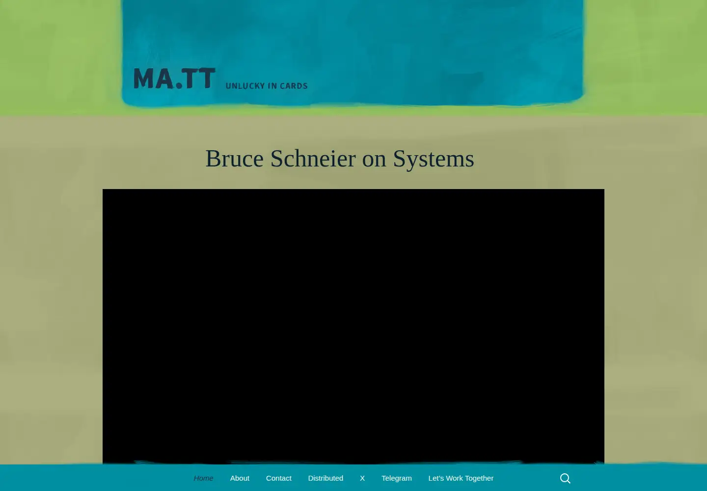 Screenshot of ma.tt