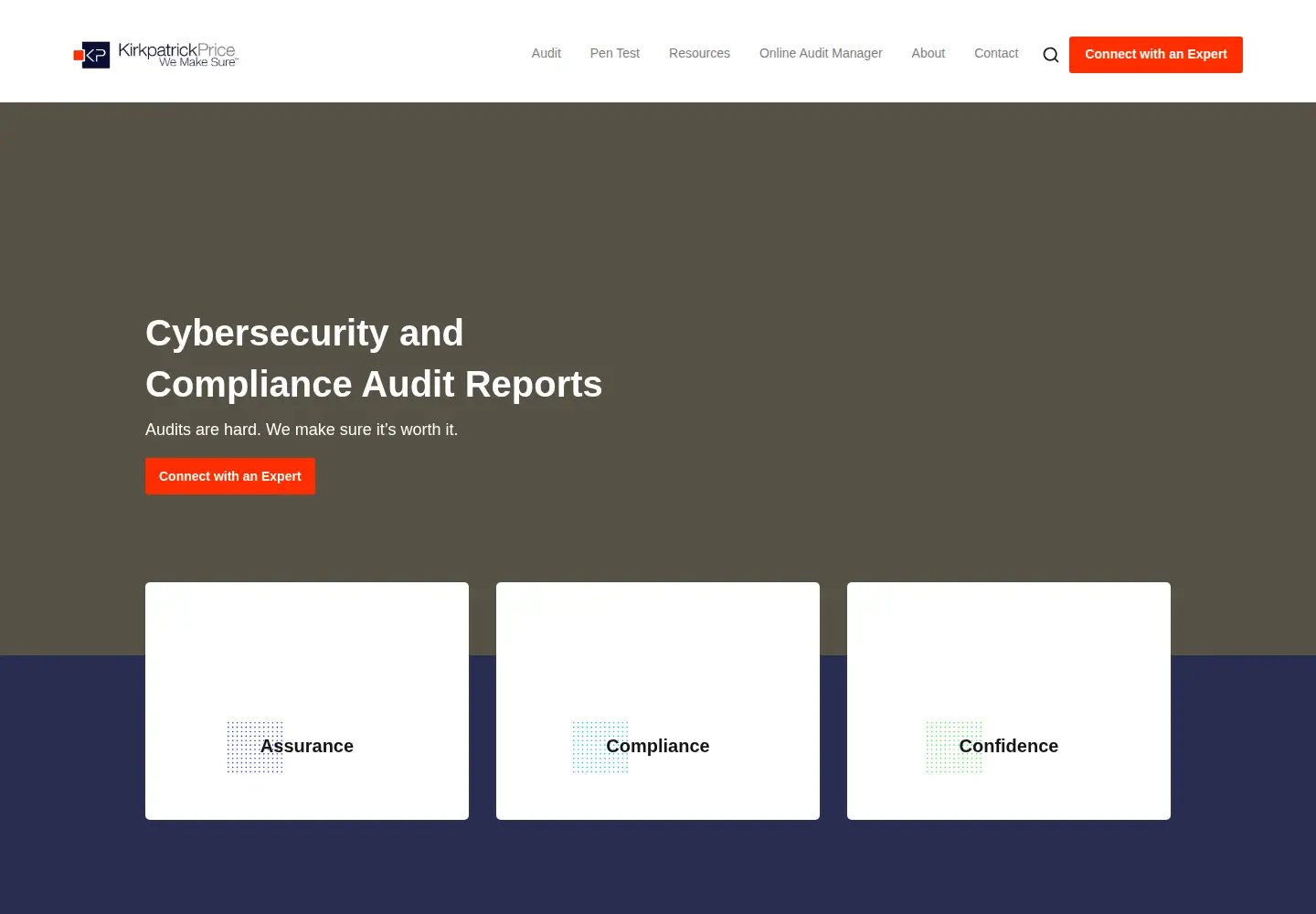 Screenshot of kirkpatrickprice.com