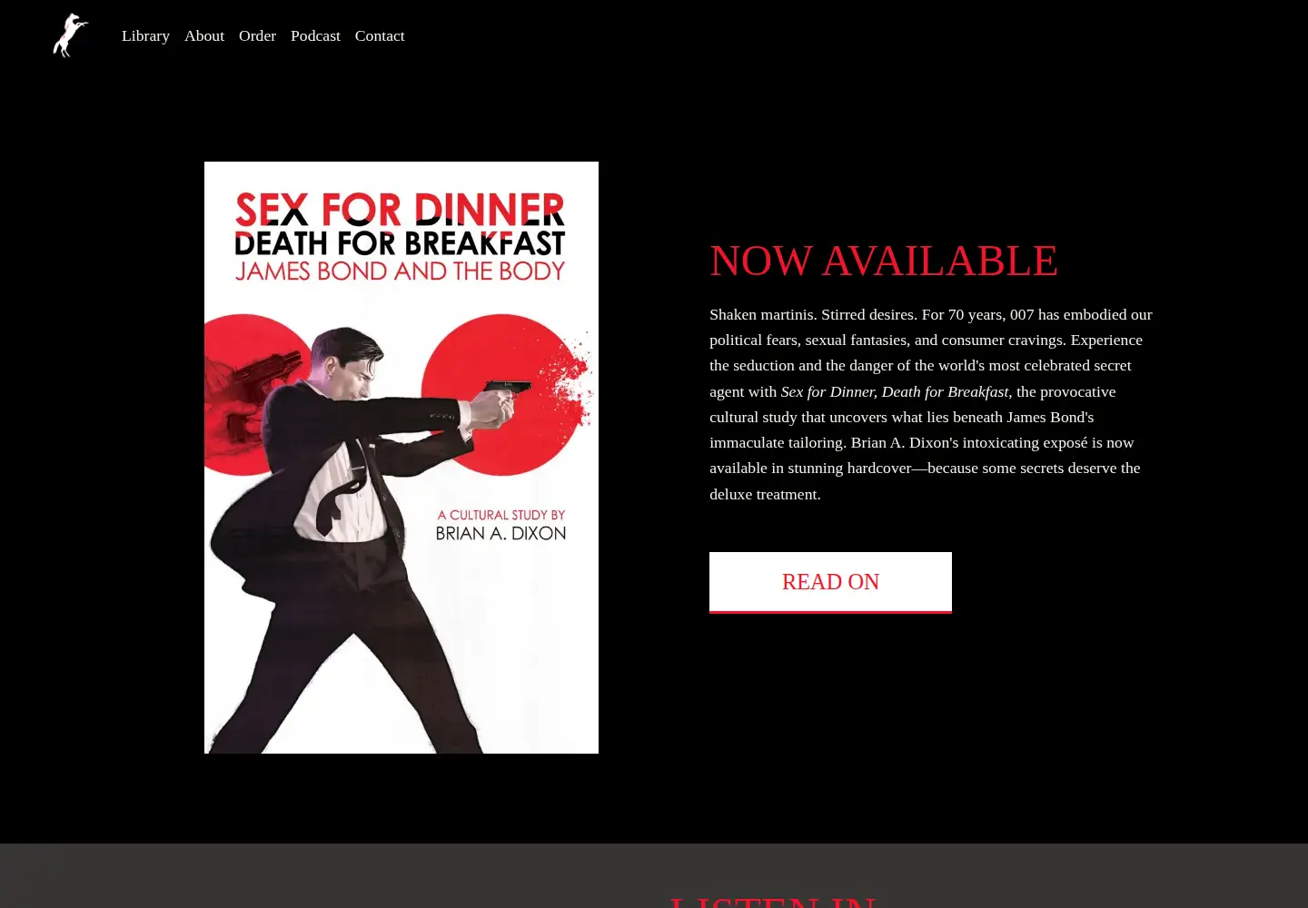 Screenshot of fourthhorsemanpress.com
