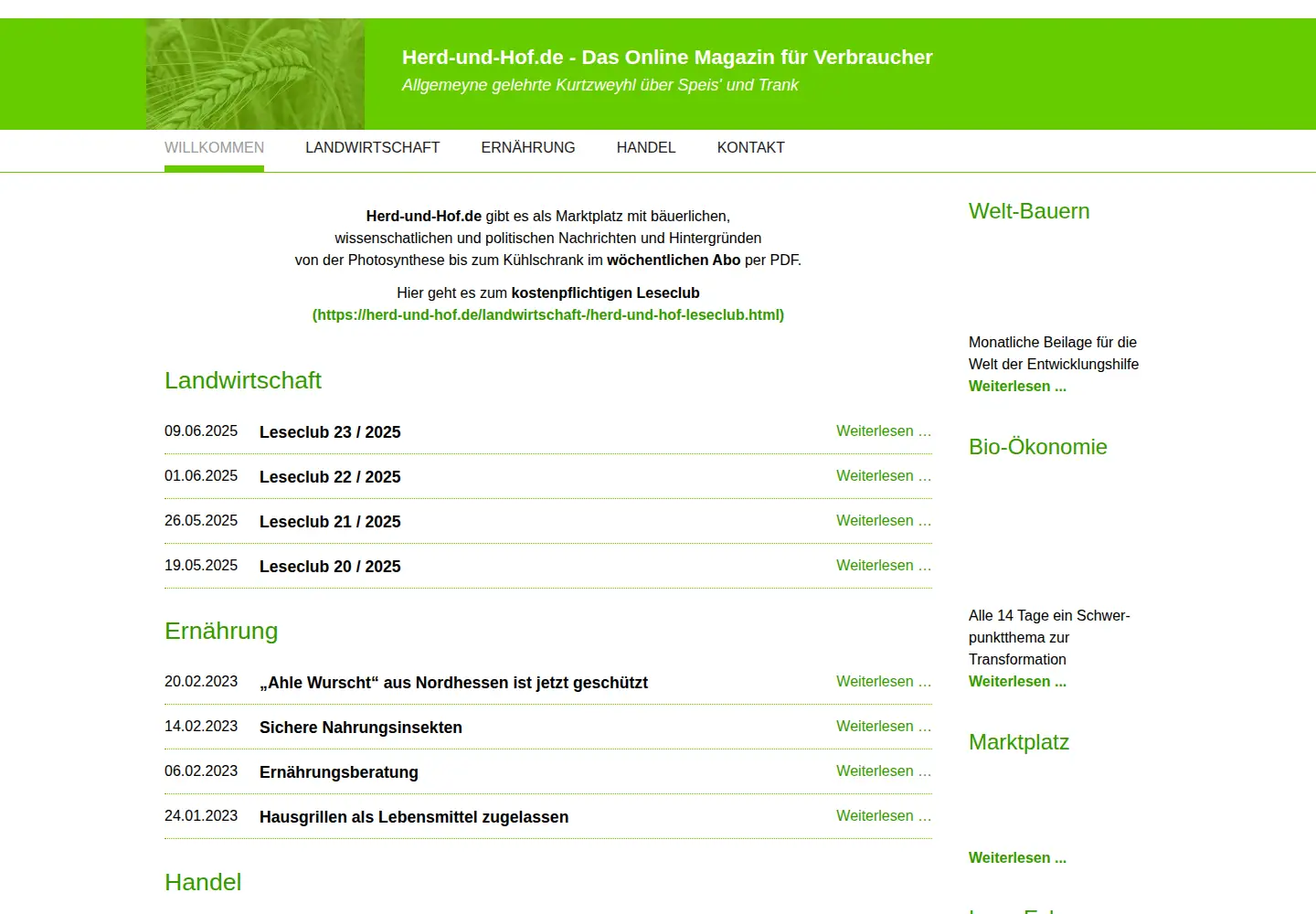 Screenshot of herd-und-hof.de