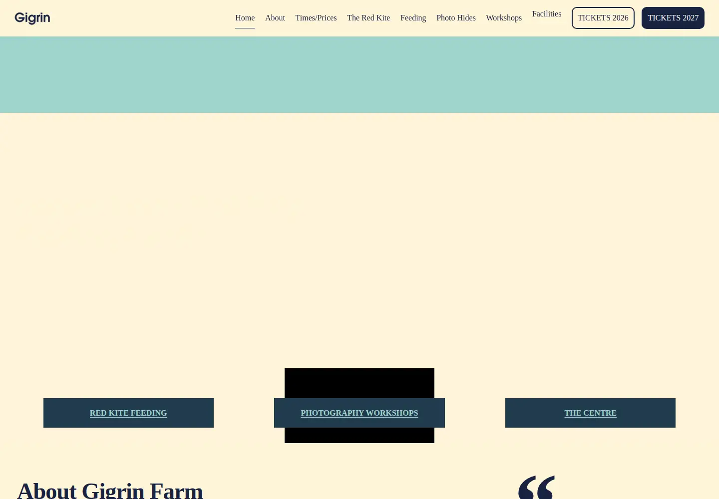 Screenshot of gigrin.co.uk