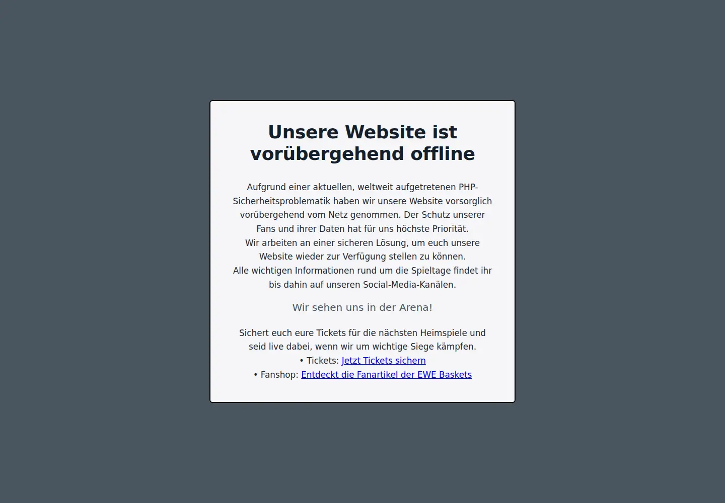 Screenshot of ewe-baskets.de