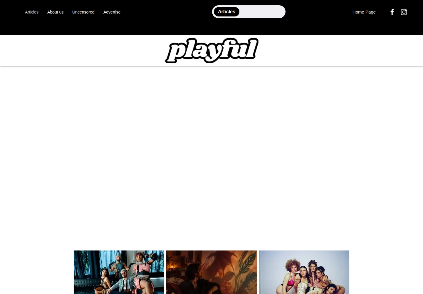 Screenshot of playfulmag.com