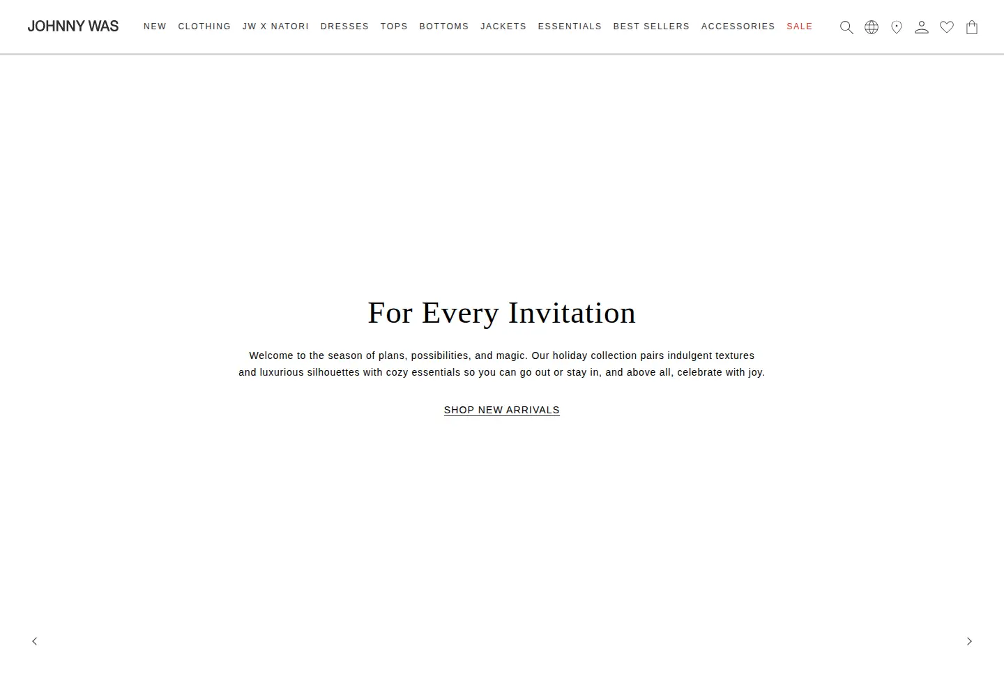 Screenshot of johnnywas.com