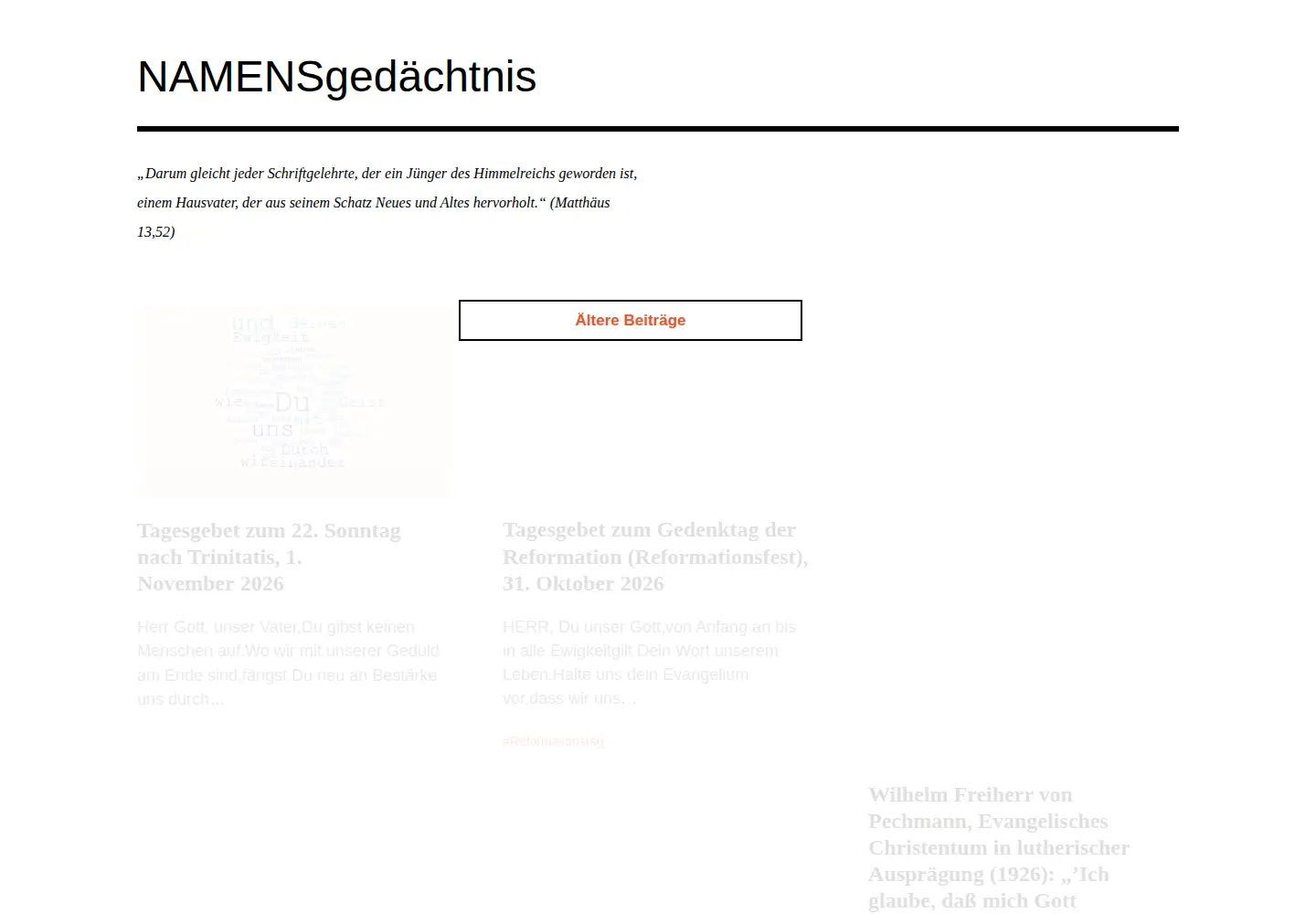 Captured homepage of jochenteuffel.com in the current scan