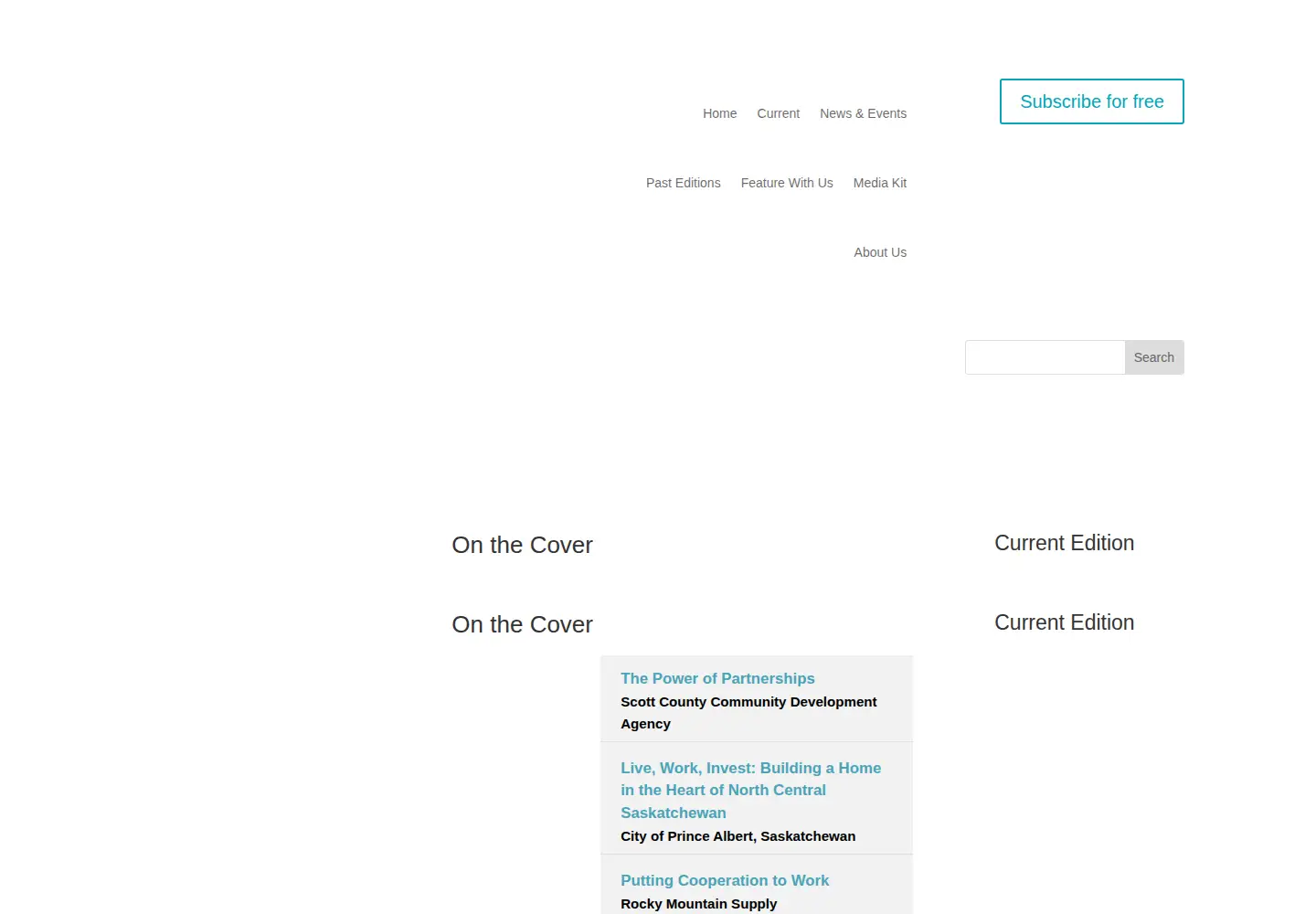Captured homepage of businessinfocusmagazine.com in the current scan