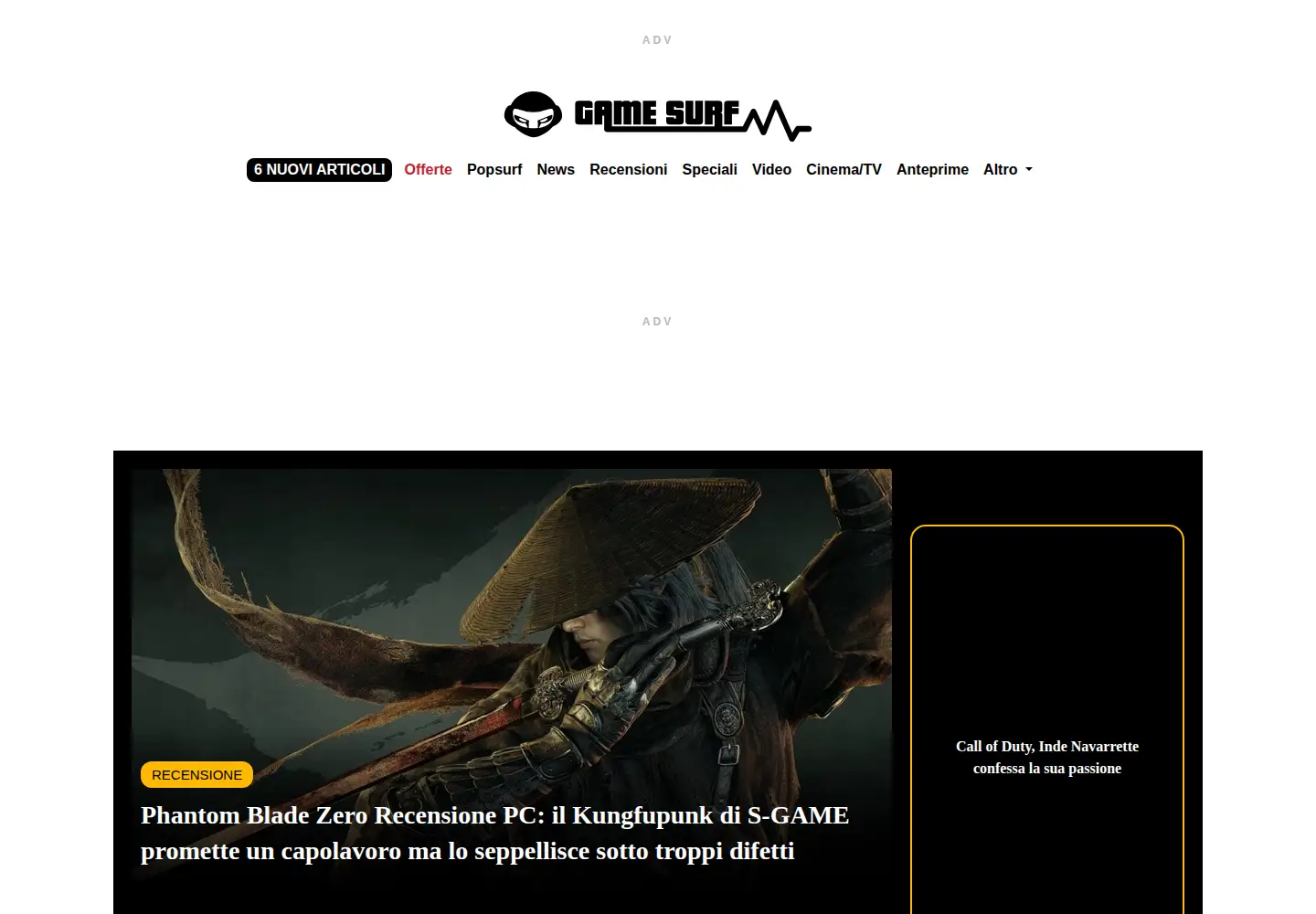 Screenshot of gamesurf.it