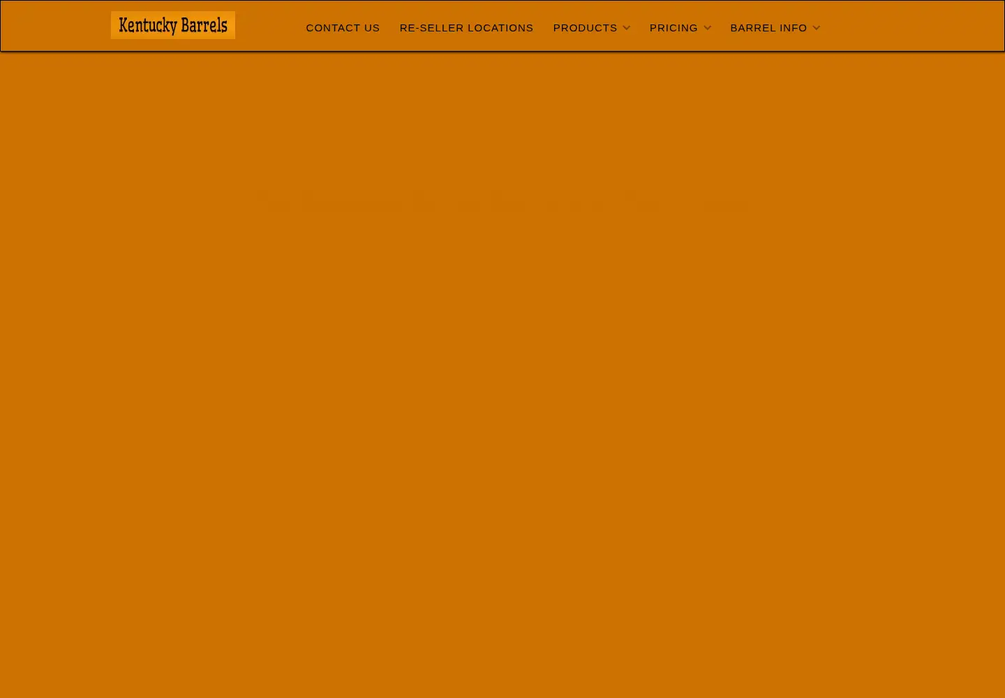 Screenshot of kentuckybarrels.com