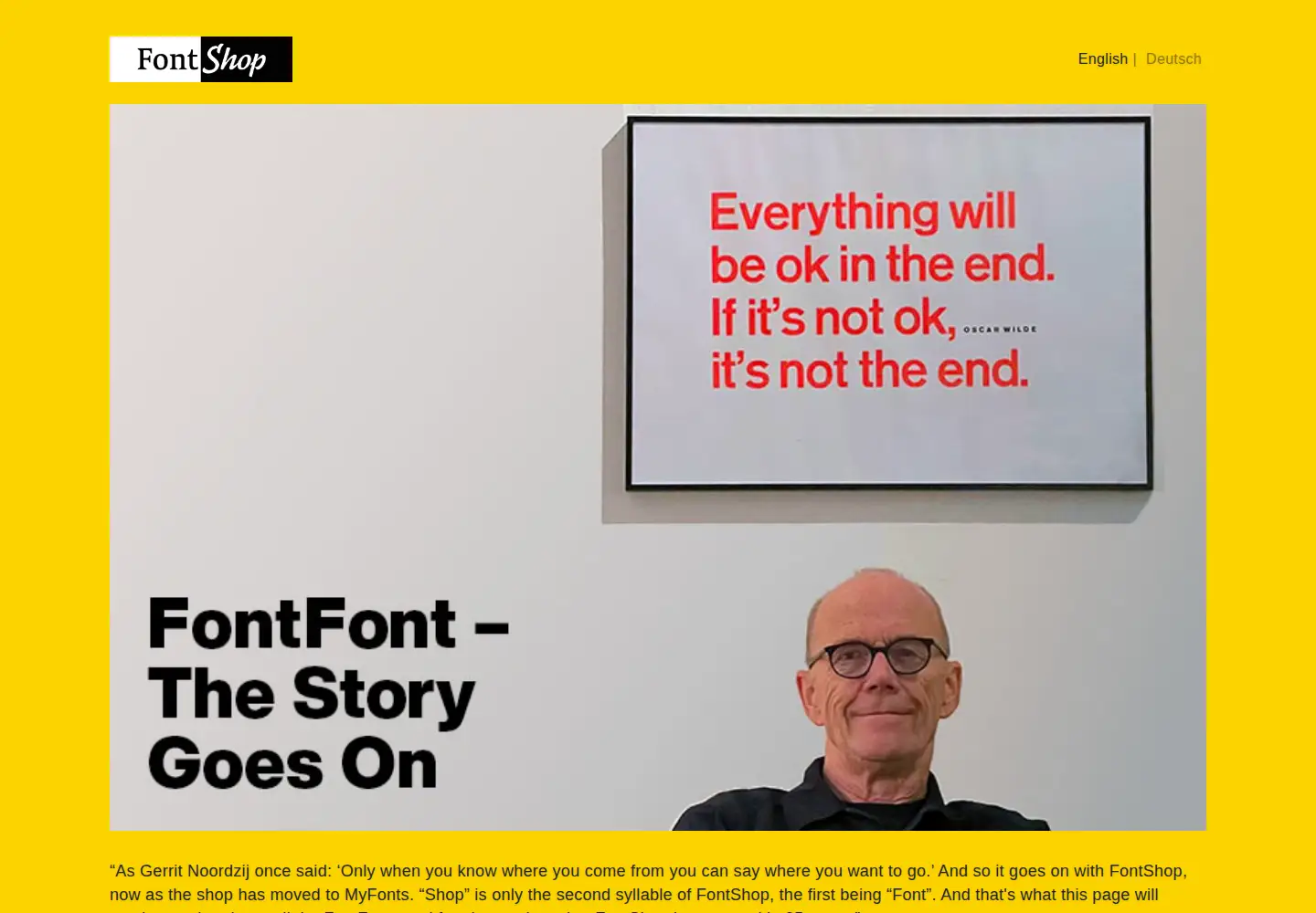 Screenshot of fontshop.com