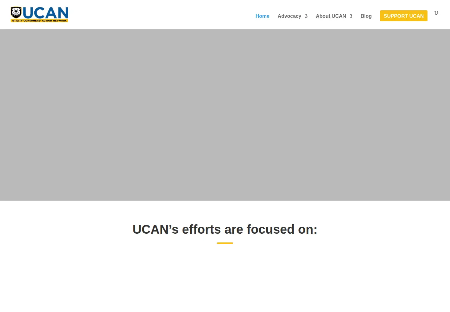 Captured homepage of ucan.org in the current scan