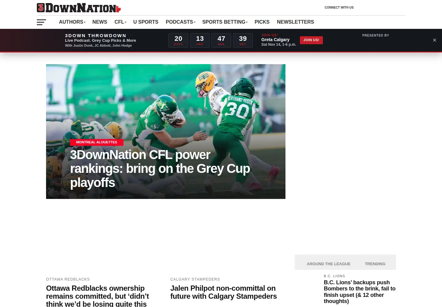 Screenshot of torontosportsmedia.com