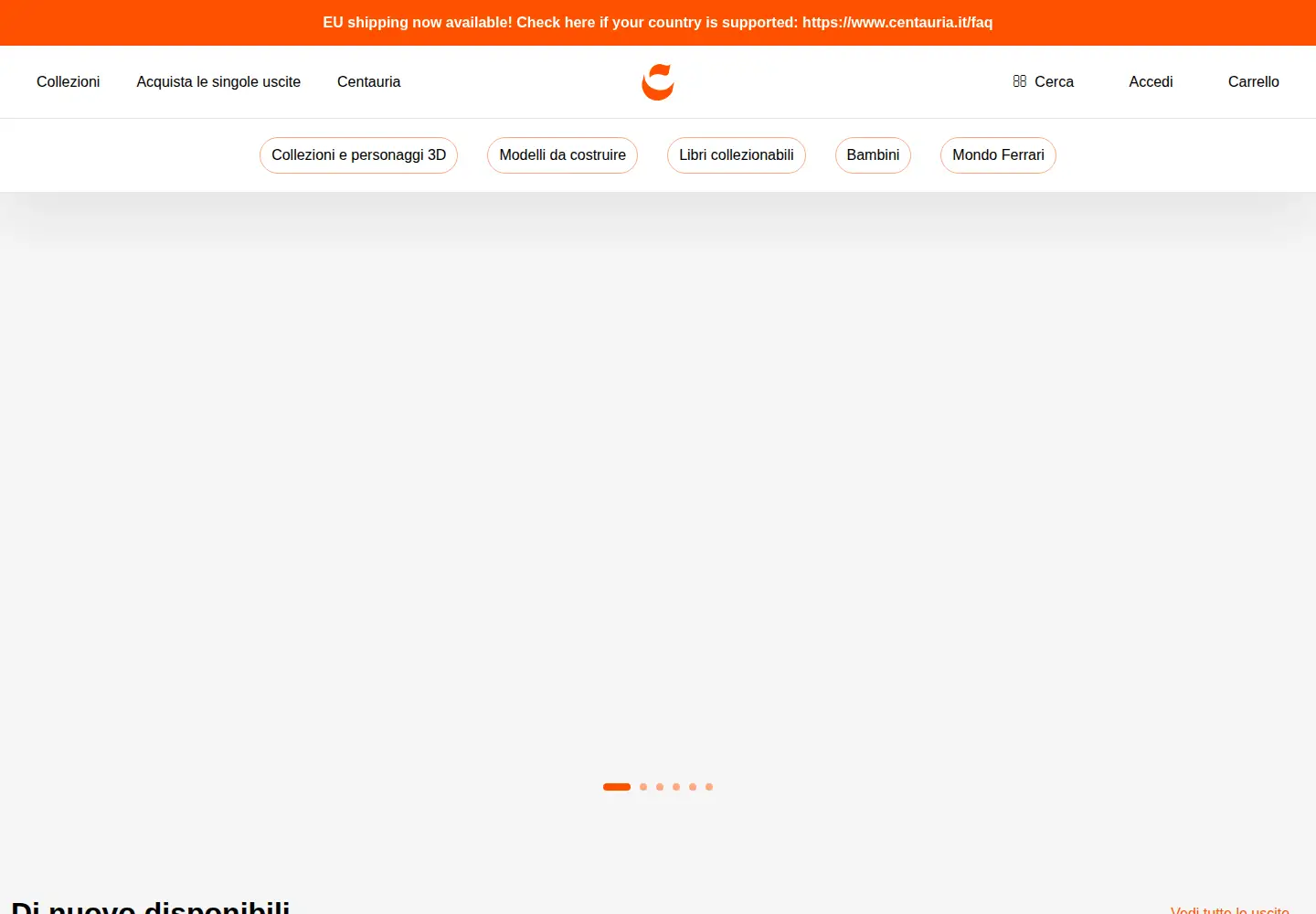 Screenshot of centauria.it