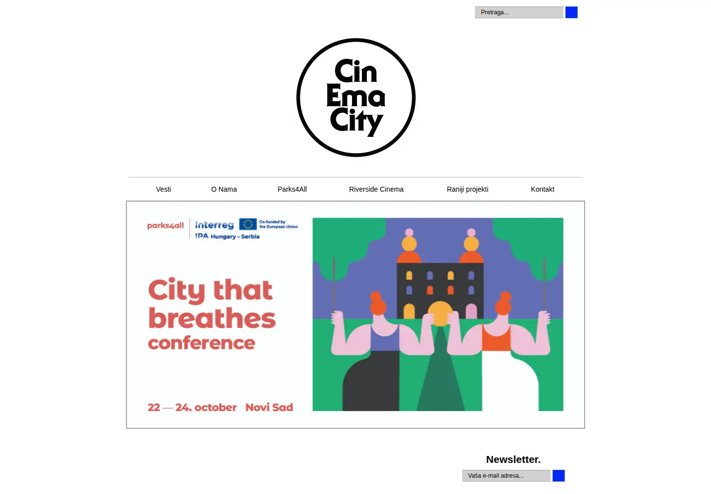 Captured homepage of cinemacity.org in the current scan