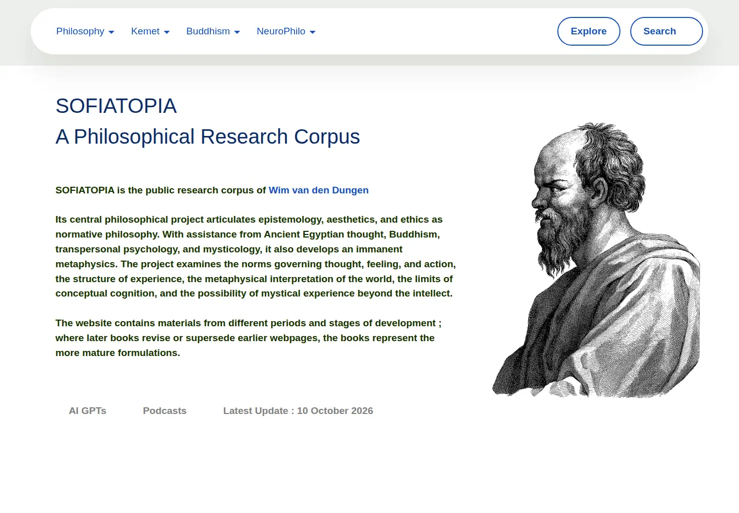 Screenshot of sofiatopia.org