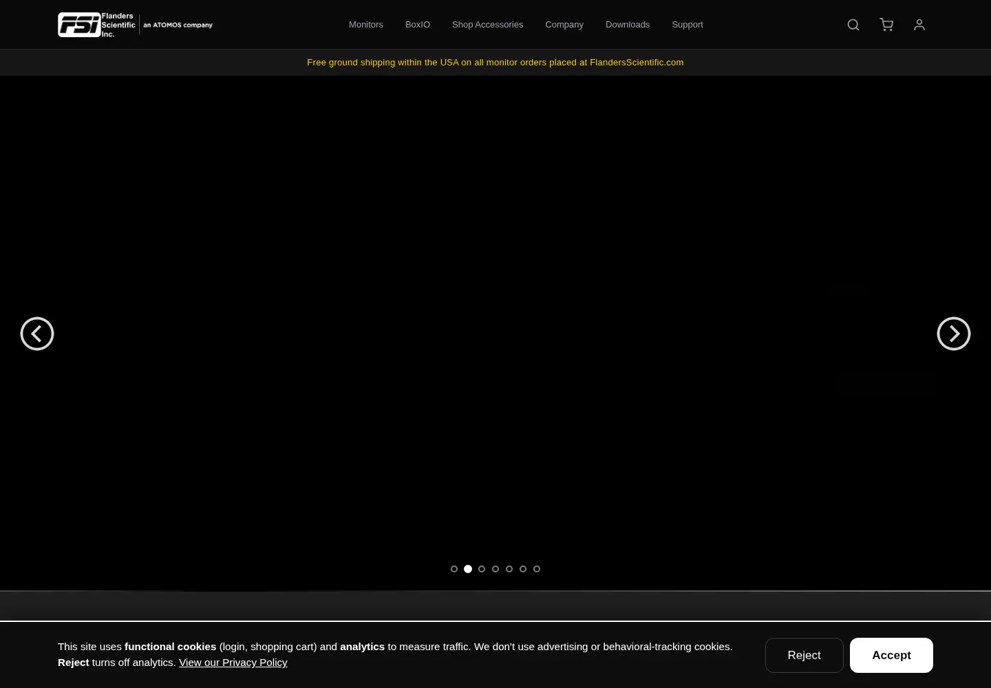 Screenshot of flandersscientific.com