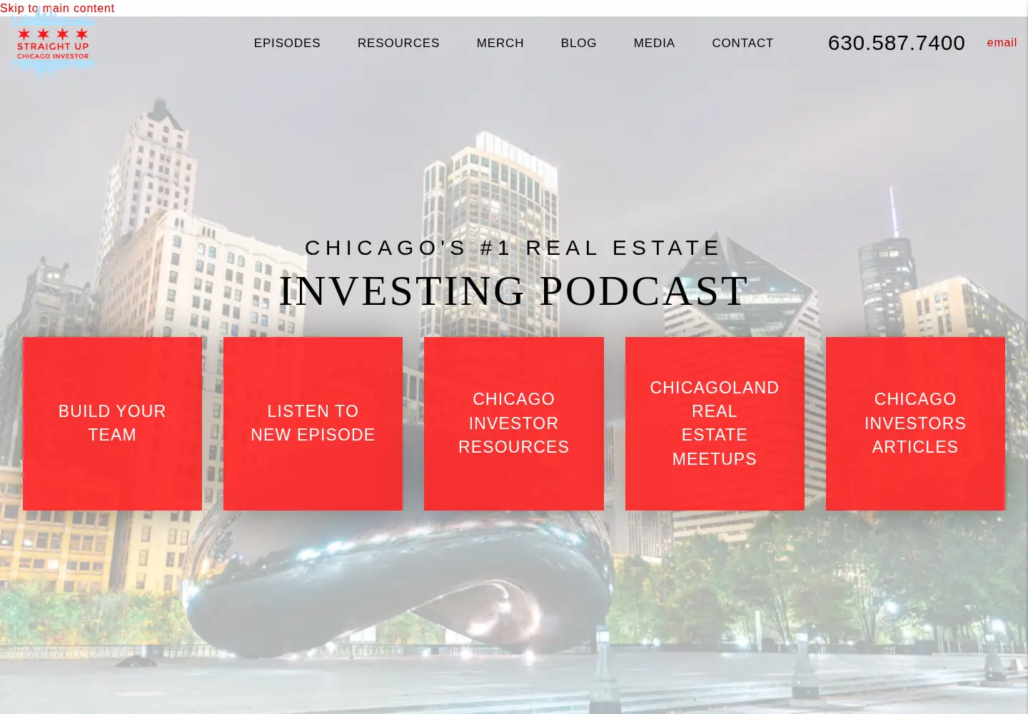 Screenshot of straightupchicagoinvestor.com