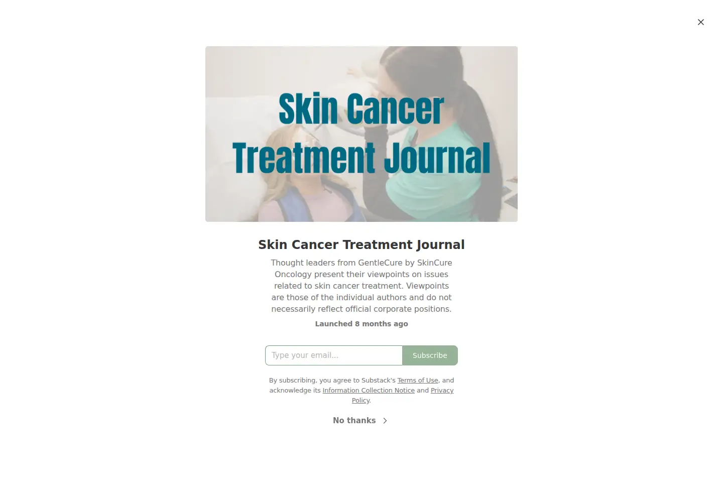 Screenshot of skincancerjournal.com