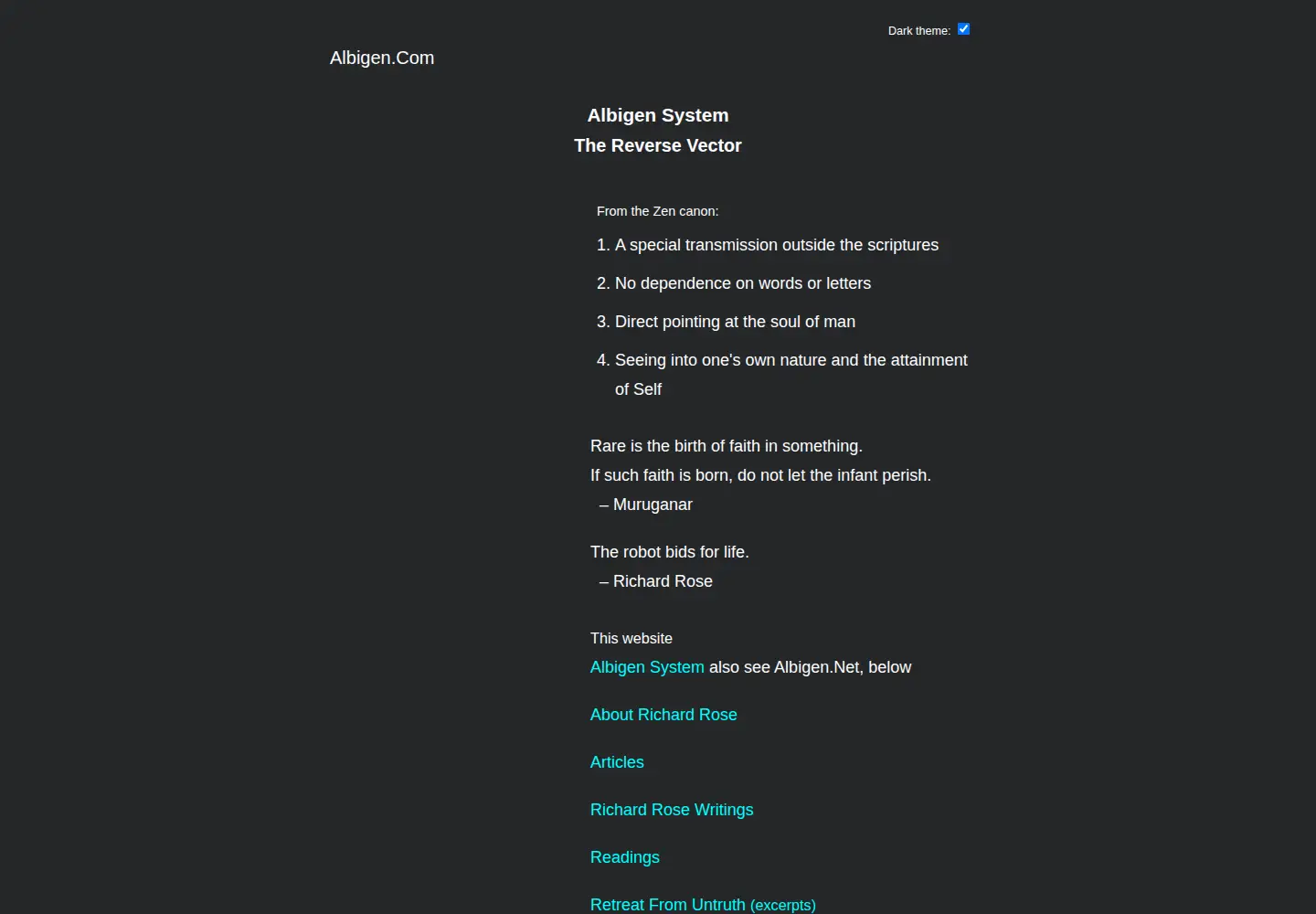 Screenshot of albigen.com