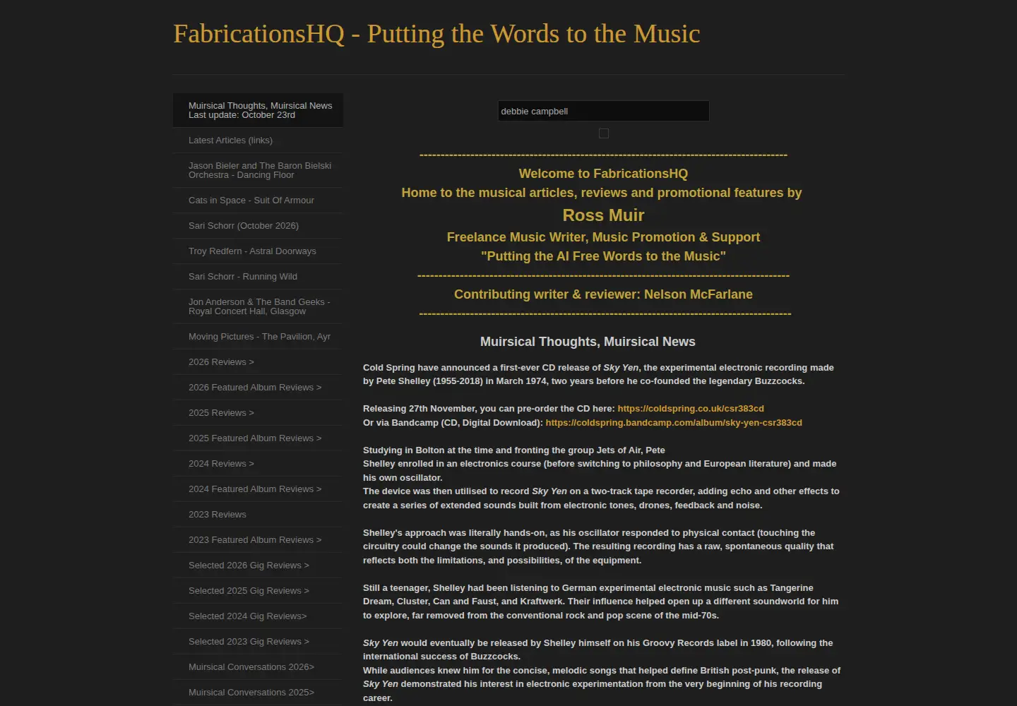 Screenshot of fabricationshq.com