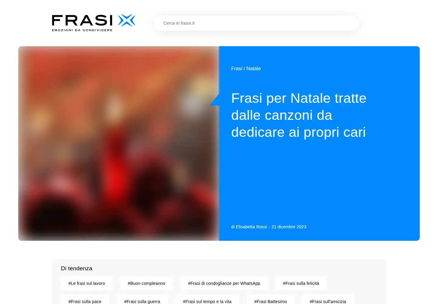 Screenshot of frasix.it