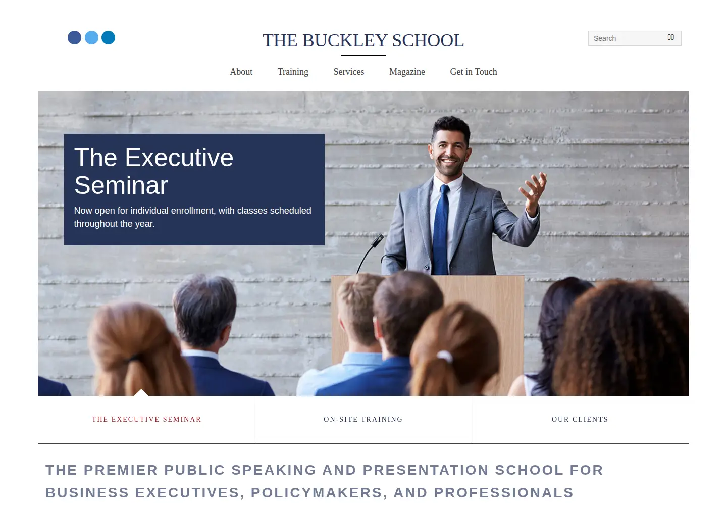 Screenshot of buckleyschool.com