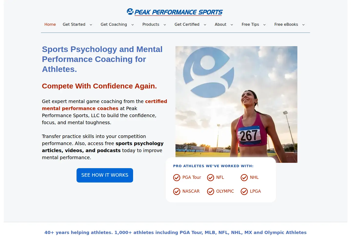 Captured homepage of peaksports.com in the current scan