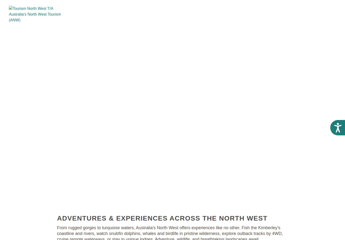 Screenshot of australiasnorthwest.com
