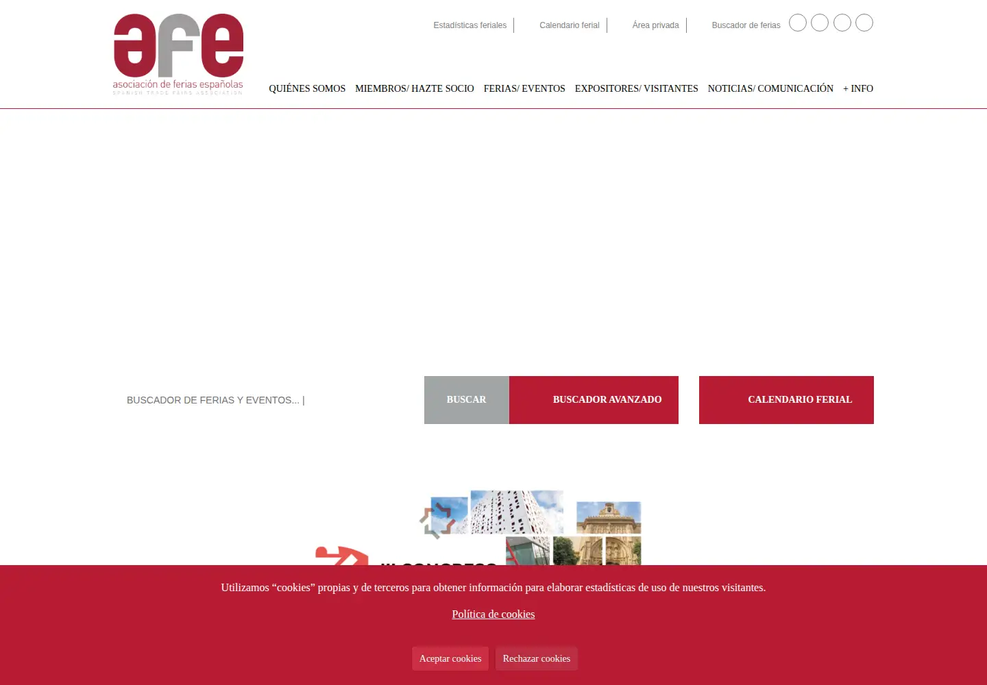 Screenshot of afe.es