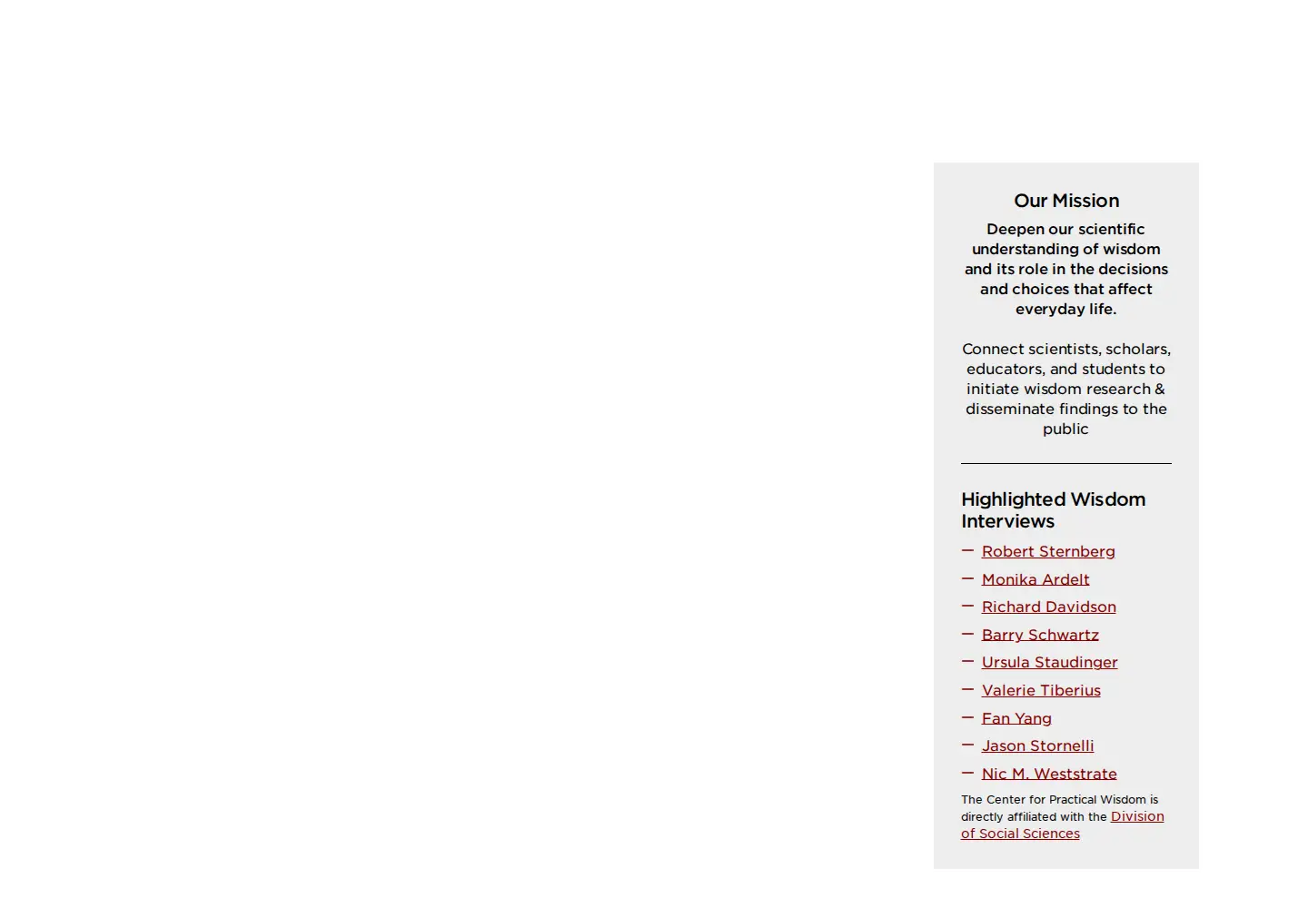 Screenshot of wisdomresearch.org