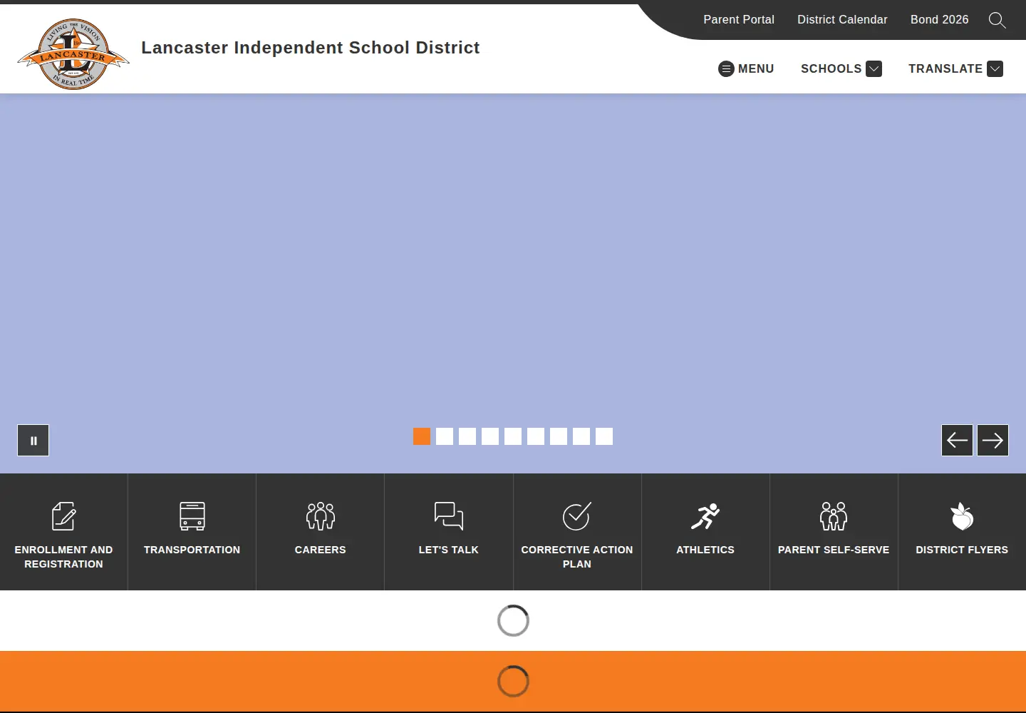 Screenshot of lancasterisd.org