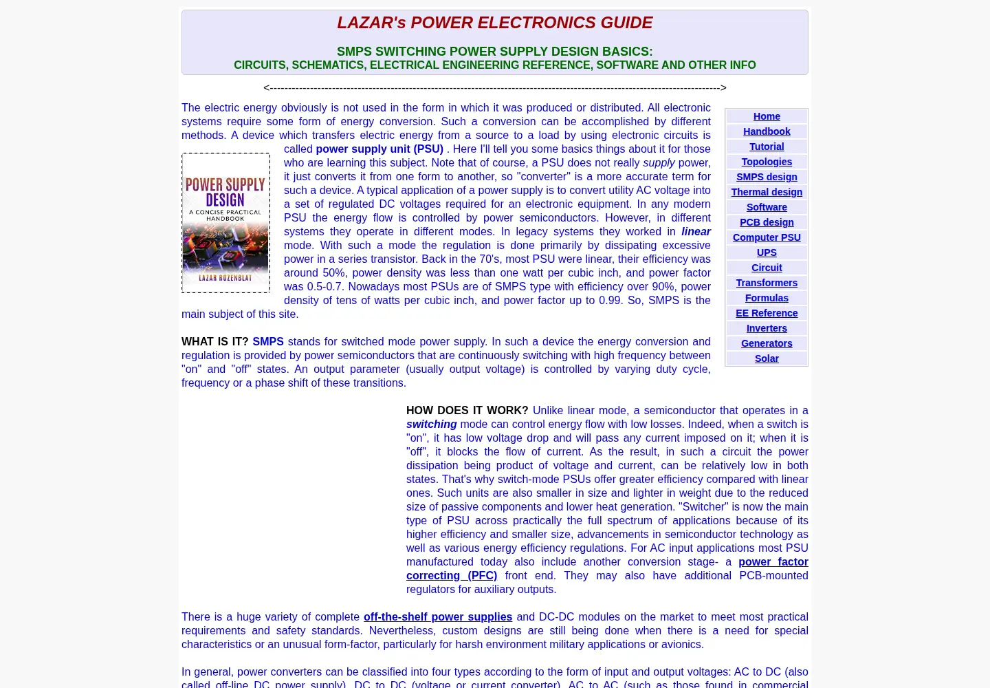 Screenshot of smps.us