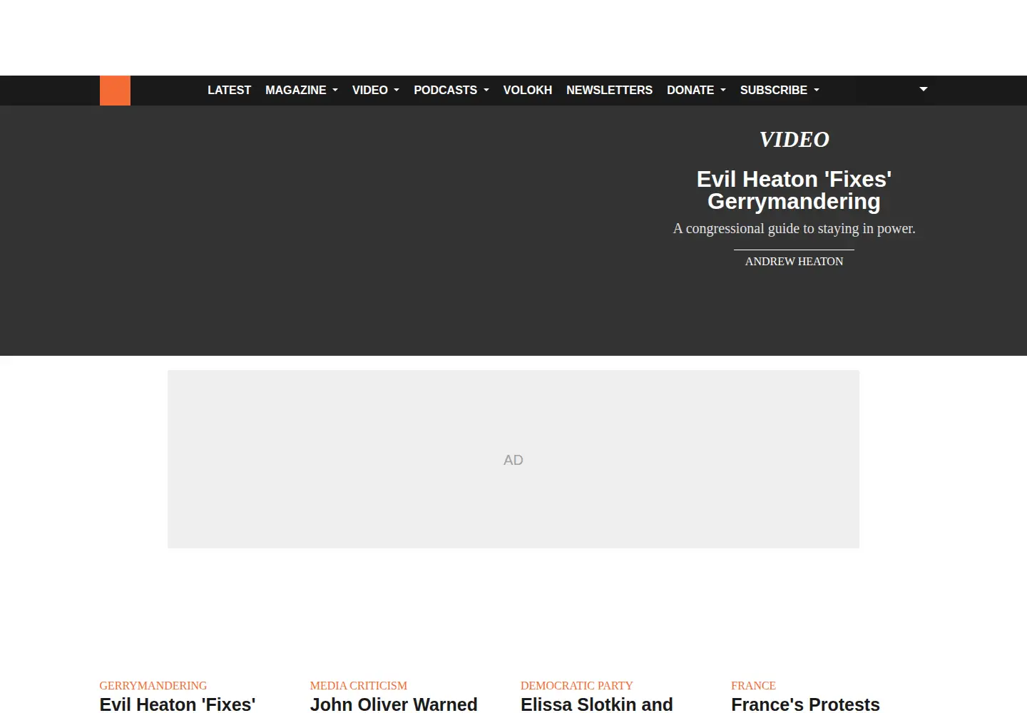 Screenshot of reason.tv