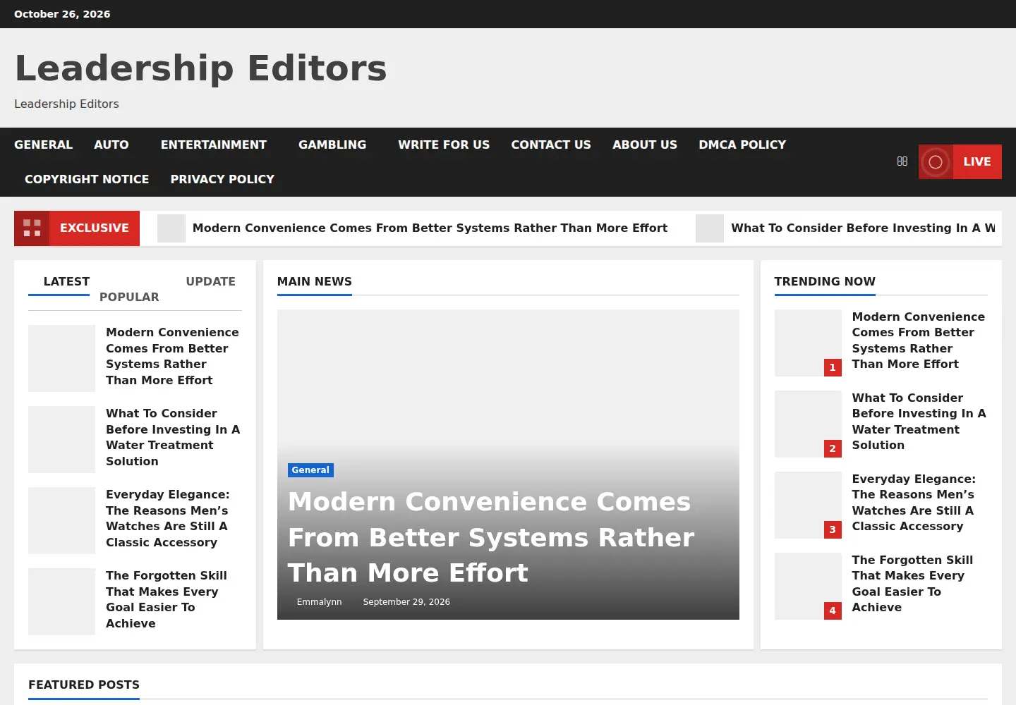Screenshot of leadershipeditors.com