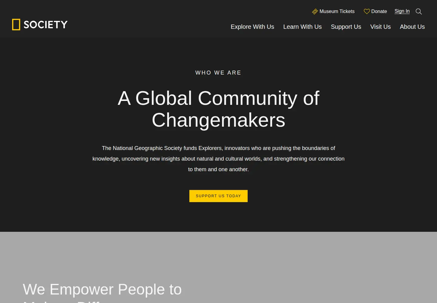 Screenshot of ngs.org