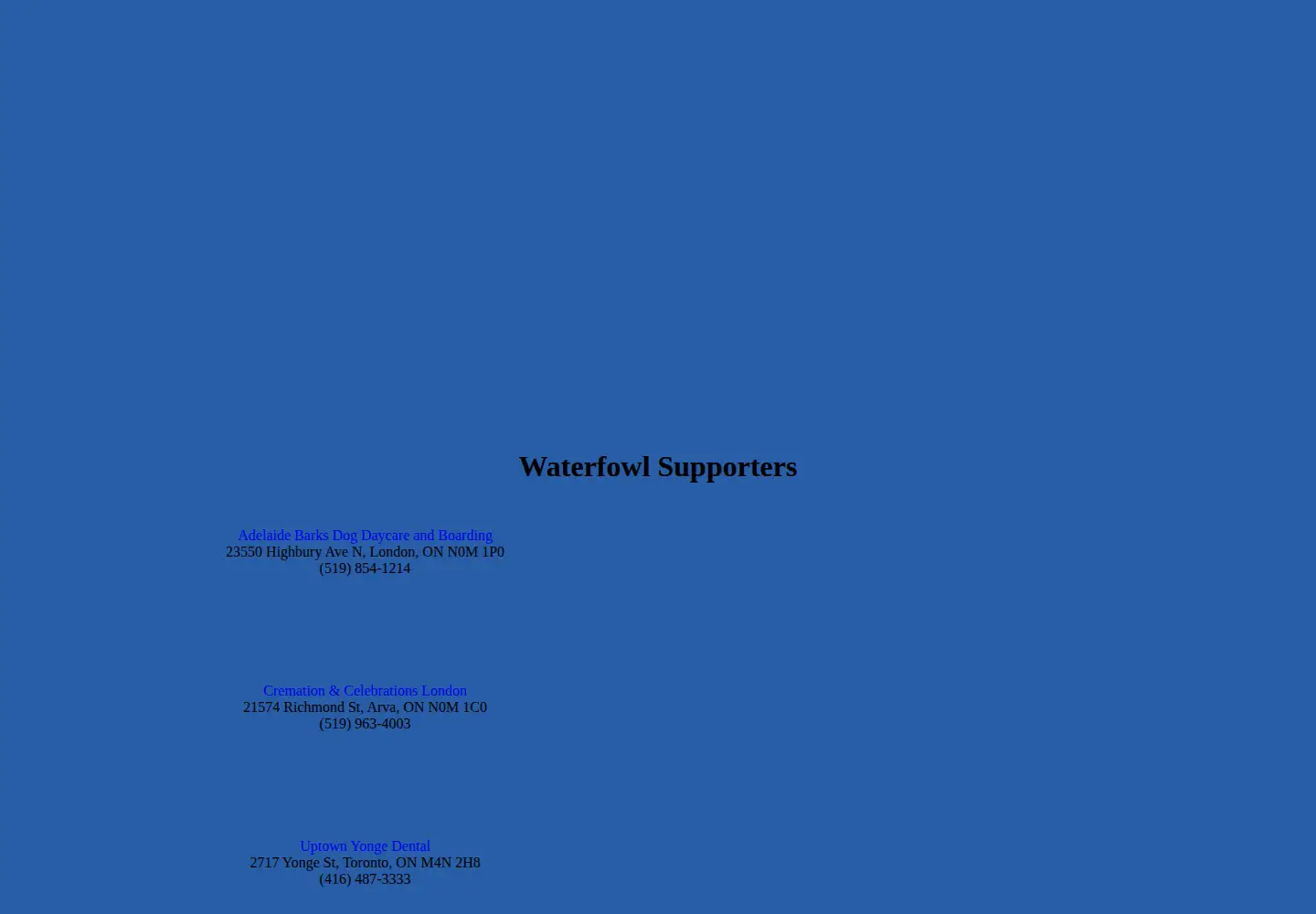 Captured homepage of nawmp.ca in the current scan