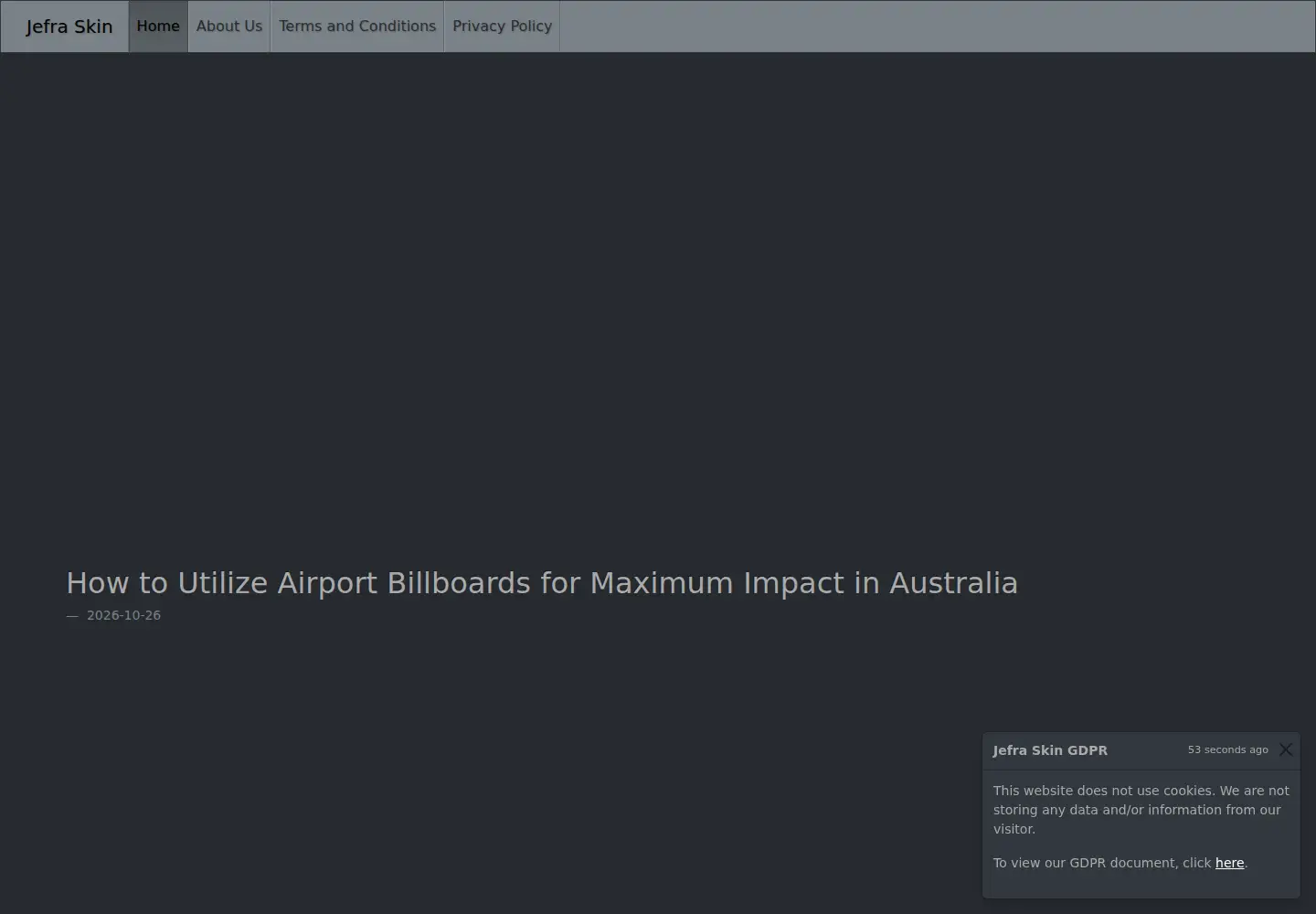 Screenshot of jefraskin.com